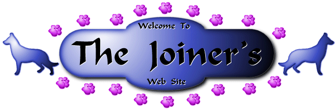 Page banner - Welcome to the Joiner's Web Site